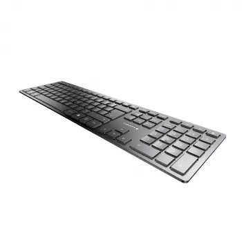 CHERRY KW 9100 schlank Tastatur Universal RF Wireless + Bluetooth AZERTY Französisch Schwarz