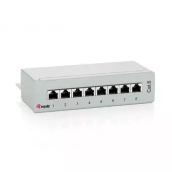Equip 8-Port Cat.6 Desktop Patch Panel, Hellgrau