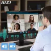Monitor MSI Pro MP242PMGDE 23,8 Zoll (60,5 cm) Full HD IPS 1920×1080, 4 ms, 300 cd/m², USB-Hub, VESA, Lautsprecher, schwarz