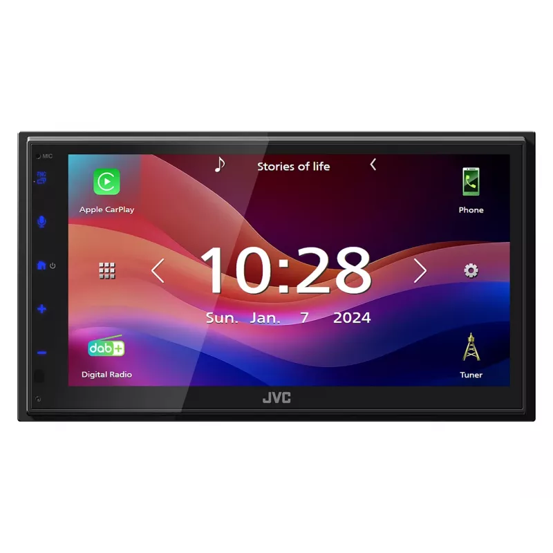 JVC KW-M695DBW Autoradio Schwarz Wi-Fi 200 W Bluetooth