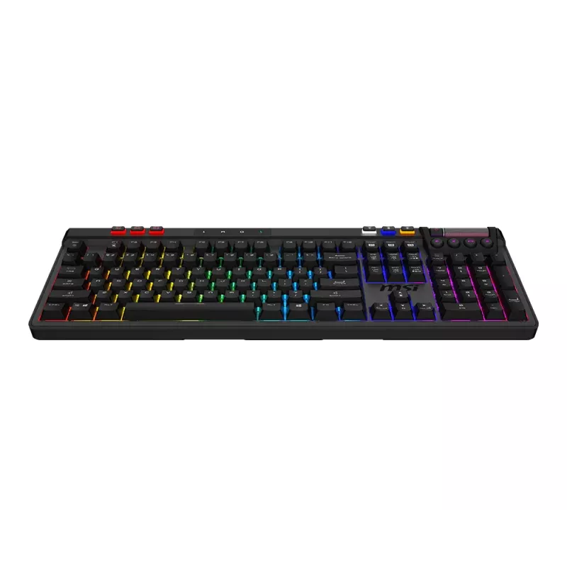MSI Strike Pro Wireless Silent Mechanische Gaming-Tastatur, DE (QWERTZ) Layout, Schwarz