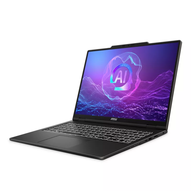 Laptop MSI VenturePro A16 AI+ A3HWEG-003DE — AMD Ryzen AI 7 350, 16 Zoll 2K (2048×1280), 16 GB DDR5, 1 TB SSD, NVIDIA GeForce RTX 5050, Windows 11 Home, Grau