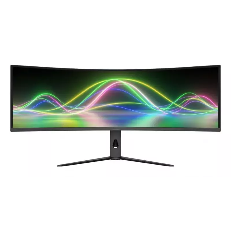 LC-Power LC-M49QCK 49 Zoll Dual QHD (5120×1440) Curved VA LCD Monitor, 3 ms, 32:9, VESA, höhenverstellbar, schwarz
