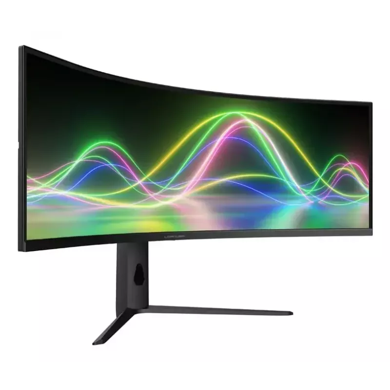 LC-Power LC-M49QCK 49 Zoll Dual QHD (5120×1440) Curved VA LCD Monitor, 3 ms, 32:9, VESA, höhenverstellbar, schwarz