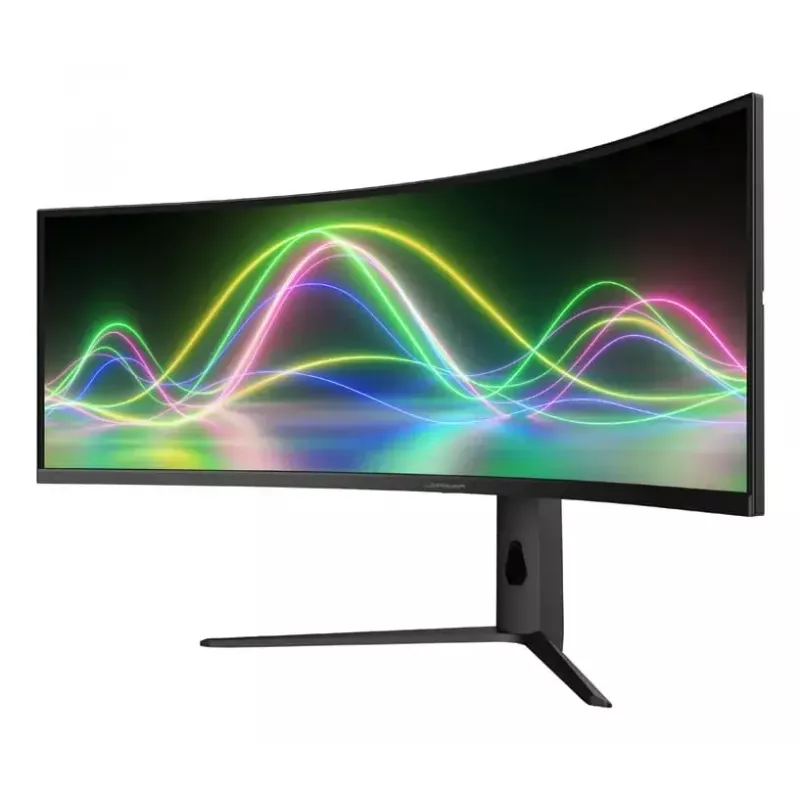 LC-Power LC-M49QCK 49 Zoll Dual QHD (5120×1440) Curved VA LCD Monitor, 3 ms, 32:9, VESA, höhenverstellbar, schwarz