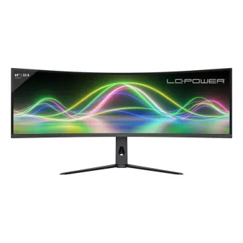 LC-Power LC-M49QCK 49 Zoll Dual QHD (5120×1440) Curved VA LCD Monitor, 3 ms, 32:9, VESA, höhenverstellbar, schwarz