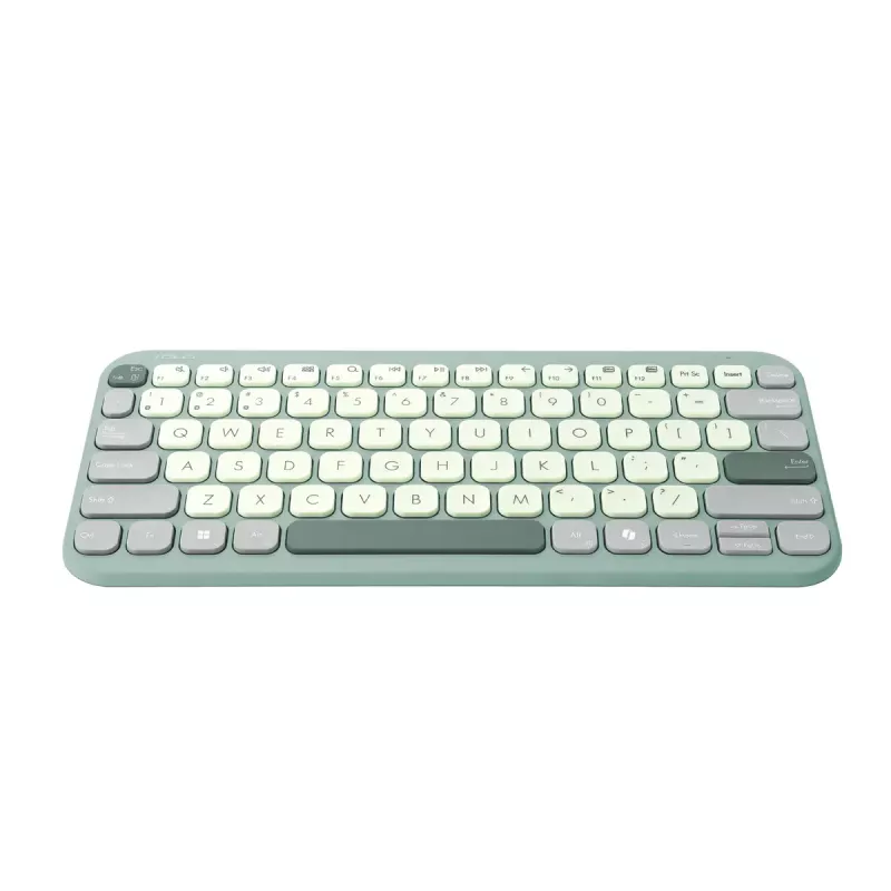 ASUS KW100 /GN/GE/81 Tastatur Home Bluetooth QWERTZ Deutsch Grün, Hellgrün