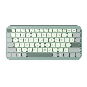 ASUS KW100 /GN/GE/81 Tastatur Home Bluetooth QWERTZ Deutsch Grün, Hellgrün