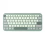 ASUS KW100 /GN/GE/81 Tastatur Home Bluetooth QWERTZ Deutsch Grün, Hellgrün