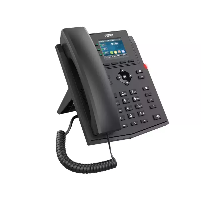 IP-Telefon Fanvil X303-2 Schwarz 4 Leitungen LCD Kabelgebundener Hörer