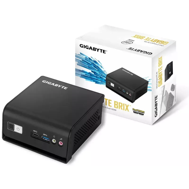 Mini-PC-Barebone GIGABYTE GB-BLPD-5005R J5005 8 GB HDD/SSD