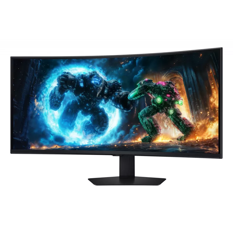 Samsung G75F Computer Monitor 101,6 cm (40 Zoll) 5120 x 2160 Pixel WUHD LCD Schwarz