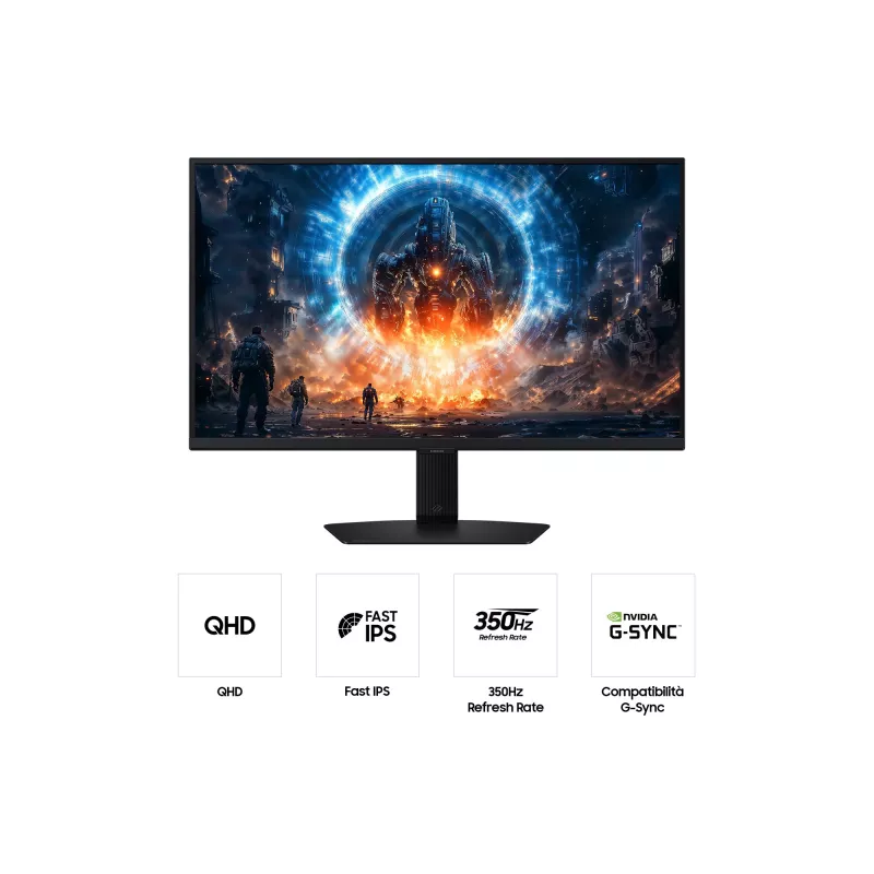 Samsung G60F Computer Monitor 68,6 cm (27 Zoll) 2560 x 1440 Pixel Quad HD LCD Schwarz