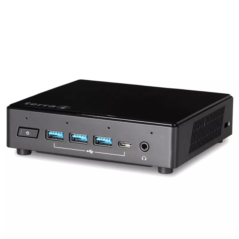 TERRA PC-Micro 3100 Silent Greenline Intel® Celeron® N5100 8 GB DDR4-SDRAM 240 GB SSD Windows 11 Pro Micro PC Schwarz