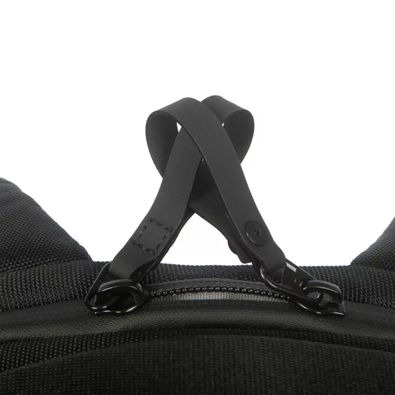Rucksack HYPER HyperPack HP21PBKGL für Laptops bis 40,6 cm (16 Zoll) – schwarz, PET/Polyester