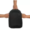 Rucksack HYPER HyperPack HP21PBKGL für Laptops bis 40,6 cm (16 Zoll) – schwarz, PET/Polyester