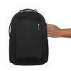 Rucksack HYPER HyperPack HP21PBKGL für Laptops bis 40,6 cm (16 Zoll) – schwarz, PET/Polyester