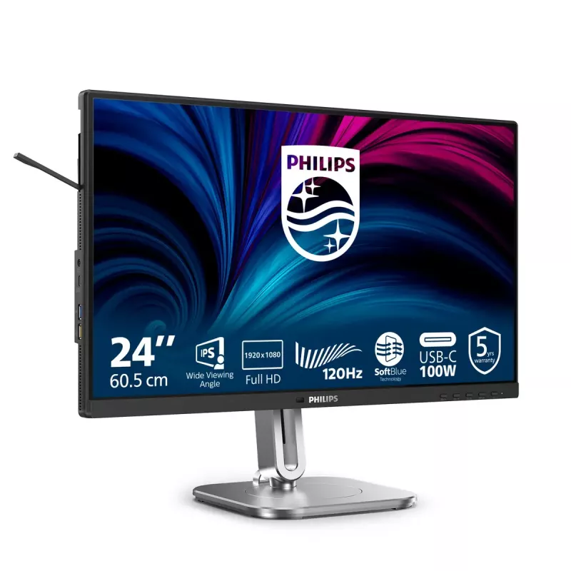 Philips 4000 series 24B2U4301/00 Computer Monitor 60,5 cm (23,8 Zoll) 1920 x 1080 Pixel Full HD LCD Grau