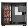 COUGAR PC Midi-Tower Gehäuse FV150 ARGB — Schwarz, ATX/MicroATX/Mini-ITX, 3x120 mm vorne + 1x120 mm hinten, 2x3,5 Zoll & 2x2,5 Zoll Schächte