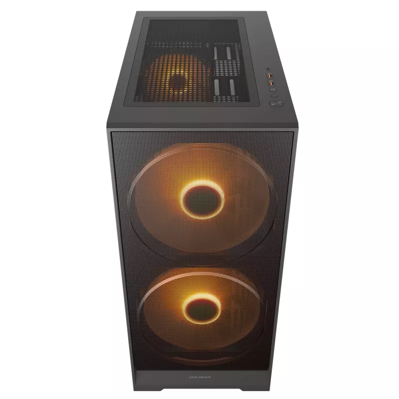 COUGAR Midi-Tower-Gehäuse, Airface 180, ARGB, Schwarz