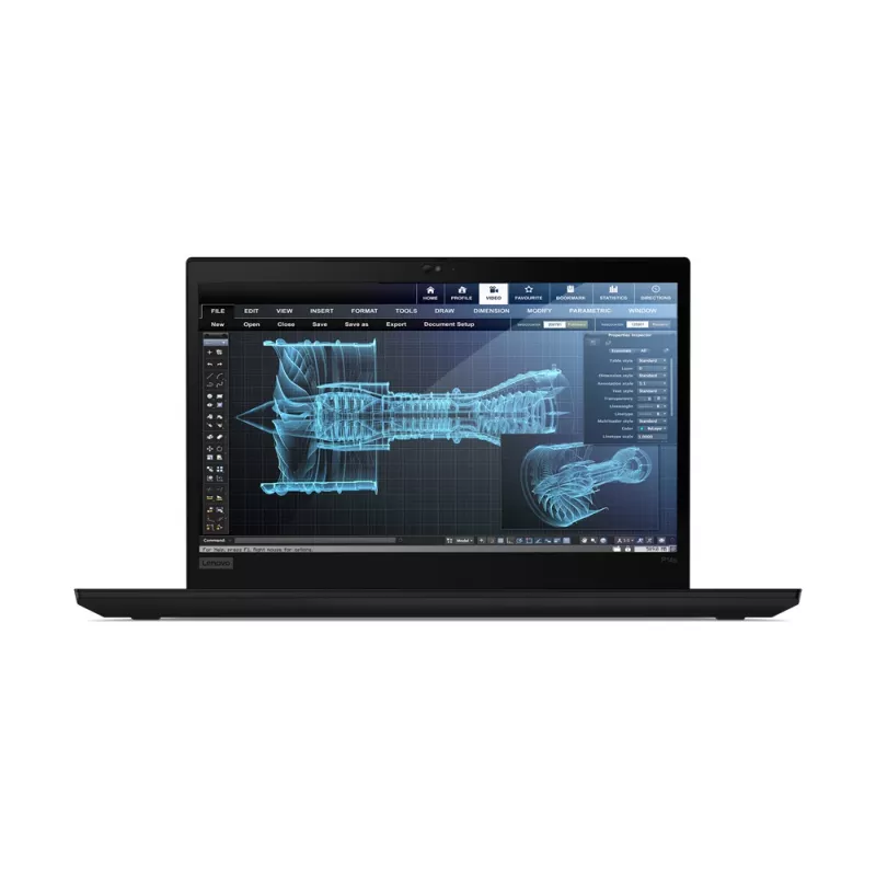 Refurbished Mobile Workstation T1A Lenovo ThinkPad P14s Gen 2 — Intel Core i5-1145G7, 14 Zoll FHD, 16 GB DDR4, 256 GB SSD, Windows 11 Pro, Schwarz