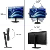 Philips 3000 series 24B2U3301D/00 Computer Monitor 61,2 cm (24,1 Zoll) 1920 x 1200 Pixel WUXGA LCD Schwarz
