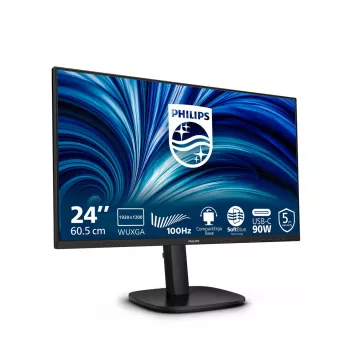 Philips 3000 series 24B2U3301D/00 Computer Monitor 61,2 cm (24,1 Zoll) 1920 x 1200 Pixel WUXGA LCD Schwarz