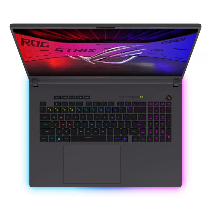 ASUS ROG Strix G18 G815LW-S9016W Intel Core Ultra 9 275HX Laptop 45,7 cm (18 Zoll) WQXGA 32 GB DDR5-SDRAM 2 TB SSD NVIDIA GeForce RTX 5080 Wi-Fi 7 (802.11be) Windows 11 Home Grün, Grau