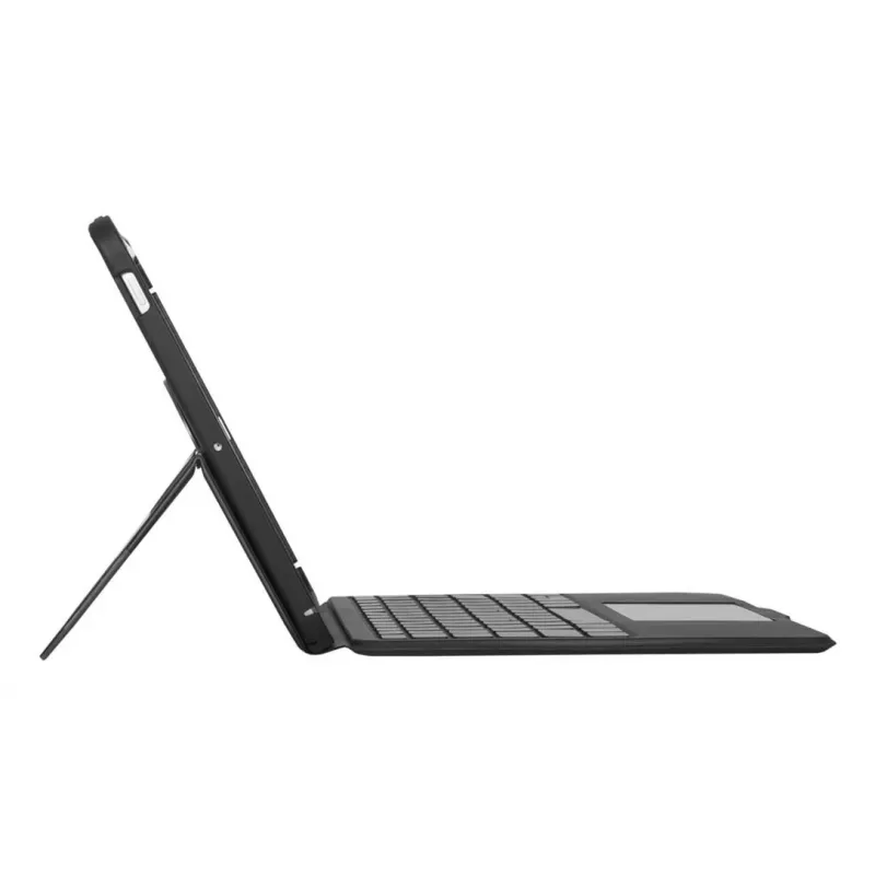 Targus VersaVu Spanische Bluetooth-Tastatur-Trackpad-Hülle für iPad 13 Zoll, Schwarz