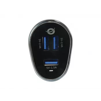 Conceptronic CARDEN06B Mobiles Ladegerät Universal Schwarz Zigarettenanzünder Auto