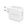 Conceptronic ALTHEA 2-Port 100W GaN USB-C PD Ladegerät, Innenbereich, Wechselstrom, 5 V, 5 A, Weiß
