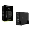 Conceptronic OZUL 4-Port 65W USB PD Desktop-Ladegerät, Innenbereich, AC, 5 V, Schwarz