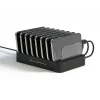 Conceptronic OZUL 8-Port 75W USB PD Ladestation, Innenbereich, AC, 12 V, Schwarz