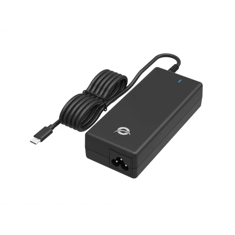 Conceptronic OZUL03BUK 100W GaN Desktop USB PD Ladegerät, integriertes USB-C-Kabel, UK-Stecker