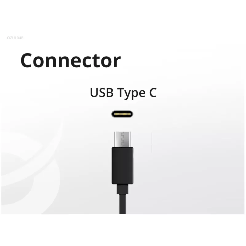 Conceptronic OZUL04BE 67W GaN USB PD Ladegerät, integriertes USB-C-Kabel