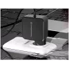 Conceptronic OZUL04BE 67W GaN USB PD Ladegerät, integriertes USB-C-Kabel