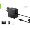 Conceptronic OZUL05BE mobiles Ladegerät Universal Schwarz AC Indoor