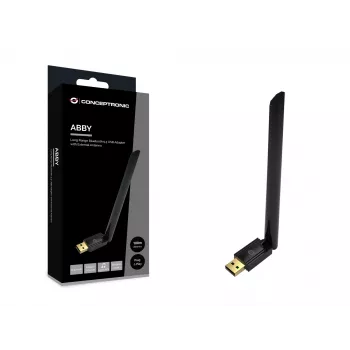 Conceptronic ABBY17B Long Range Bluetooth 5.3 USB Adapter, externe Antenne