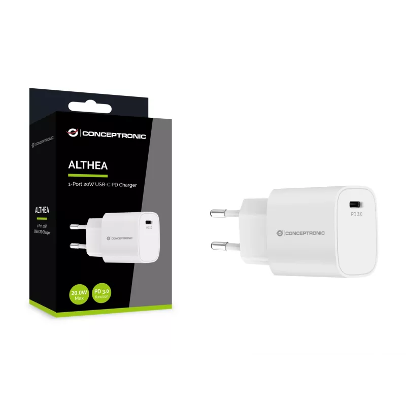 Ladegerät Conceptronic 1-Port 20W USB-C PD Ladegerät