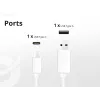 Conceptronic 2-Port 20W GaN USB PD Ladegerät, USB-C x 1, USB-A x 1 ALTHEA15W