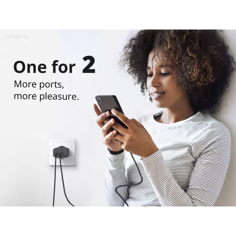 Conceptronic 2-Port 20W GaN USB PD Ladegerät, USB-C x 1, USB-A x 1, QC 3.0, PPS