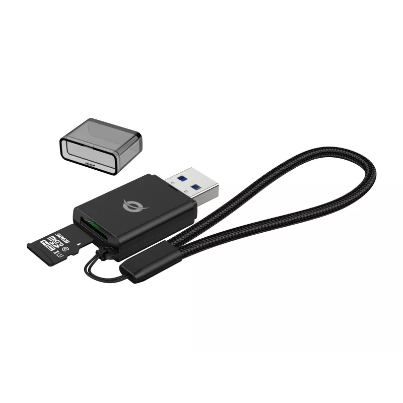 Conceptronic BIAN07B TF/MicroSD 3.0 Kartenleser, UHS-I, USB 3.0, 5Gbps
