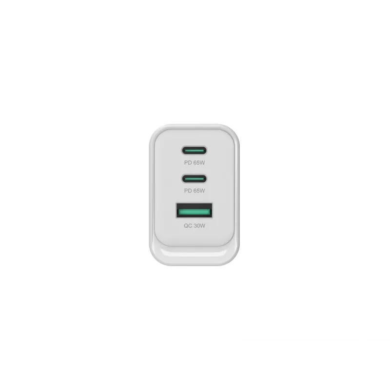 Conceptronic ALTHEA21W65 3-Port 65W GaN USB PD Ladegerät, USB-C x 2, USB-A x 1, QC 3.0, PPS, PD 3.0