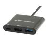 Conceptronic DONN01B Laptop-Dock/Port-Replikator USB 3.2 Gen 1 (3.1 Gen 1) Typ-C Schwarz