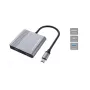 Conceptronic DONN13G Laptop-Dock/Port-Replikator Kabelgebunden USB 3.2 Gen 1 (3.1 Gen 1) Type-C Grau