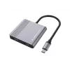 Conceptronic DONN13G Laptop-Dock/Port-Replikator Kabelgebunden USB 3.2 Gen 1 (3.1 Gen 1) Type-C Grau
