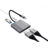 Conceptronic DONN13G Laptop-Dock/Port-Replikator Kabelgebunden USB 3.2 Gen 1 (3.1 Gen 1) Type-C Grau