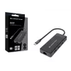Conceptronic DONN14G Laptop-Dock/Port-Replikator Kabelgebunden USB 3.2 Gen 1 (3.1 Gen 1) Type-C Grau