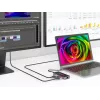 Conceptronic DONN14G Laptop-Dock/Port-Replikator Kabelgebunden USB 3.2 Gen 1 (3.1 Gen 1) Type-C Grau
