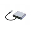 Conceptronic DONN16G Kabelgebunden USB 3.2 Gen 1 Typ-C Grau 100W 4K Ultra HD